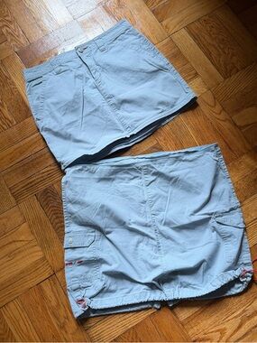 Y2K Vintage Zip Around Cargo Mini Skirt Gorp Core